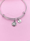 Silver Basketball Sport Charm Bracelet Gifts Ideas Personalized Customized Monogram Made to Order Jewelry, AN881