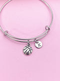 Silver Basketball Sport Charm Bracelet Gifts Ideas Personalized Customized Monogram Made to Order Jewelry, AN881