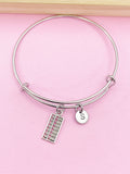 Silver Abacus Bookkeeping Charm Bracelet Gifts Ideas Personalized Customized Monogram Made to Order Jewelry, N1500