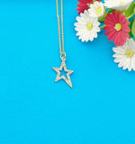 Gold North Star Necklace, Personalized Gift, G004