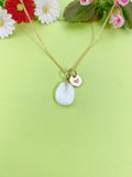 Gold Quartz Charm Necklace, N5448
