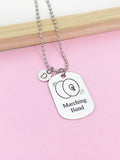 Silver Marching Band Cymbal Necklace or Keychain Gifts Ideas Personalized Customized Made to Order Jewelry, D410