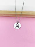 Silver Snare Drum Charm Necklace Music Instrument School Marching Band Gifts Idea Personalized Customized Made to Order, D416