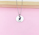 Silver Tuba Charm Necklace Music Instrument School Marching Band Gifts Idea Personalized Customized Made to Order, D417