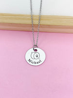 Silver Cymbals Charm Necklace Music Instrument School Marching Band Gift Idea Personalized Customized Made to Order D420