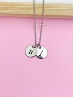Silver Oboe Charm Necklace Music Instrument School Marching Band Gifts Idea Personalized Customized Made to Order, D431