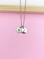 Silver Oboe Charm Necklace Music Instrument School Marching Band Gifts Idea Personalized Customized Made to Order, D431