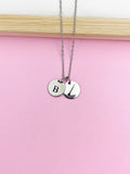 Silver Oboe Charm Necklace Music Instrument School Marching Band Gifts Idea Personalized Customized Made to Order, D431