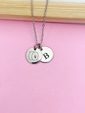 Silver Cymbals Charm Necklace Music Instrument School Marching Band Gifts Idea Personalized Customized Made to Order D434