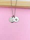 Silver Cymbals Charm Necklace Music Instrument School Marching Band Gifts Idea Personalized Customized Made to Order D434
