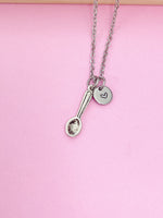 Silver Kitchen Utensil Spoon Charm Necklace, BN1564