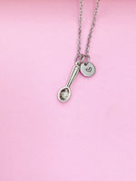 Silver Kitchen Utensil Spoon Charm Necklace, BN1564