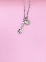 Silver Kitchen Utensil Spoon Charm Necklace, BN1564