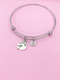 Silver Cheese Charm Bracelet Cheese Wine Lover Gifts Ideas Personalized Customized Made to Order, N5519