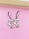 Silver Egyptian Queen Charm Earrings Birthday Mother's Day Gifts Ideas Personalized Customized Made to Order, N5548