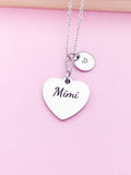 Stainless Steel Mimi Necklace Spring Birthday Mother's Day Gifts Ideas Personalized Customized Made to Order, D439