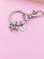 Goat Keychain, Goat Charm, Farmer Charm, Farm Animal Charm, Farmer Gift, Pet Gift, Personalized Gift, AN1320