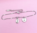 Silver Coffee Bean Charm Bracelet Coffee Lover Birthday Mother's Day Gifts Ideas Personalized Customized Made to Order, AN50
