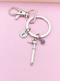 Silver Otoscope Charm Keychain Audiology Medical Device Audiologist Gifts Ideas Personalized Customized Made to Order, AN773
