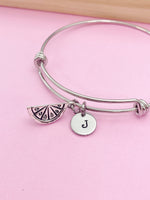 Lemon Bracelet, Silver Orange Fruit Charm Bracelet, Daughter Birthday Mother's Day Gifts Ideas Personalized Customized N162C