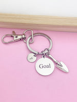 Goal Shovel Customize Keychain Motivation Graduation Gifts Ideas, D443