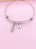 Silver Peanut Bracelet Birthday Personalized Customize Gifts, N1435B