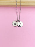 Silver Oboe Charm Necklace Music Instrument School Marching Band Gifts Idea Personalized Customized Made to Order, D431
