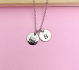 Silver Snare Drum Charm Necklace Music Instrument School Marching Band Gifts Idea Personalized Customized Made to Order, D432