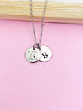 Silver Cymbals Charm Necklace Music Instrument School Marching Band Gifts Idea Personalized Customized Made to Order D434