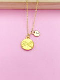 Gold Pinky Promise Charm Necklace Best Friends Gifts, Personalize Customize Charm Necklace, N5344