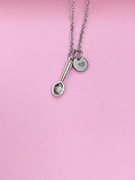 Silver Kitchen Utensil Spoon Charm Necklace, BN1564