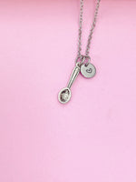 Silver Kitchen Utensil Spoon Charm Necklace, BN1564