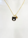 Gold Cute Black Bear Charm Necklace Veterinary Apiarist Zookeeper Wildlife Control Technician Gifts Ideas Personalized, N5510