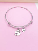 Silver Cheese Charm Bracelet Cheese Wine Lover Gifts Ideas Personalized Customized Made to Order, N5519