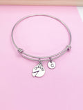 Silver Cheese Charm Bracelet Cheese Wine Lover Gifts Ideas Personalized Customized Made to Order, N5519