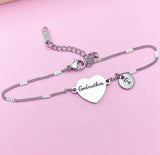 Godmother Heart Charm Bracelet, D446