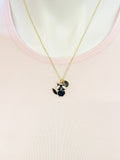 Gold Cute Raccoon Charm Necklace Roccoon Pet Gifts Ideas Personalized Customized Made to Order, N5492
