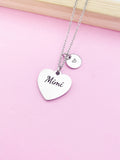 Stainless Steel Mimi Necklace Spring Birthday Mother's Day Gifts Ideas Personalized Customized Made to Order, D439