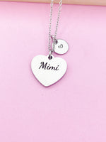 Stainless Steel Mimi Necklace Spring Birthday Mother's Day Gifts Ideas Personalized Customized Made to Order, D439