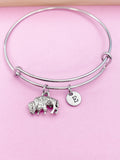 Silver Buffalo Charm Bracelet Wildlife Biologist Zoologist Gifts Ideas, AN5035