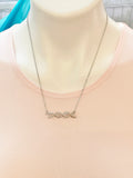 Silver DNA Necklace, N3634