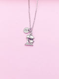 Silver Kitchen Mixer Baker Charm Bracelet Berkery Shop Gifts Ideas Personalized Customized Made to Order Jewelry, N106
