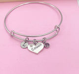 Silver Cousin Charm Bracelet Cousin Gifts Ideas Personalized Customized Made to Order, N925