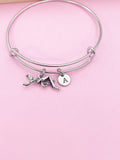 Silver Grasshopper Charm Bracelet, N309C
