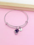 Silver Grand Piano Charm Bracelet Personalize Customize Charm Bracelet, 98A