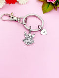 Guardian Angel Keychain Silver Guardian Angel Charm Guardian Angel Gifts Ideas Personalized Customized Made to Order, CN1705