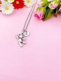 Silver Cute Bear Charm Necklace Spring Girl Birthday Mother's Day Gifts Ideas Personalized Customized Made to Order, AN4786