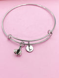 Silver Garlic Charm Bracelet Personalize Customize Jewelry, BN5565