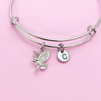 Silver Flying Eagle Charm Bracelet, NN348