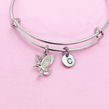 Silver Flying Eagle Charm Bracelet, NN348